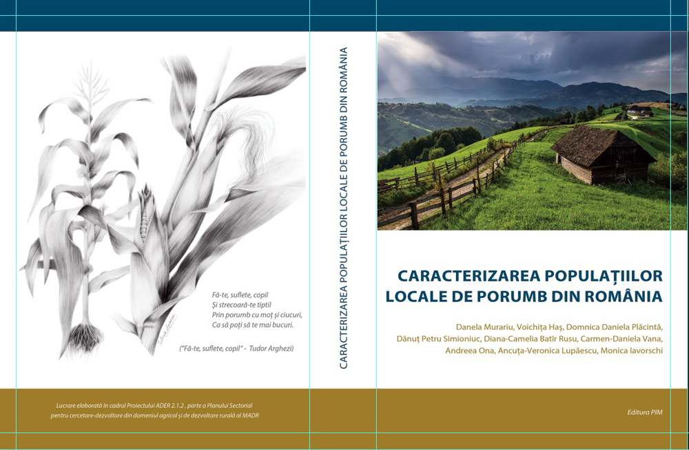 Coperta caracterizarea populatiilor locale de porumb din Romania
